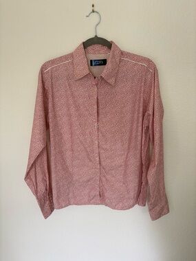 Wrangler Blues Red Ivy Long Sleeve Western Shirt